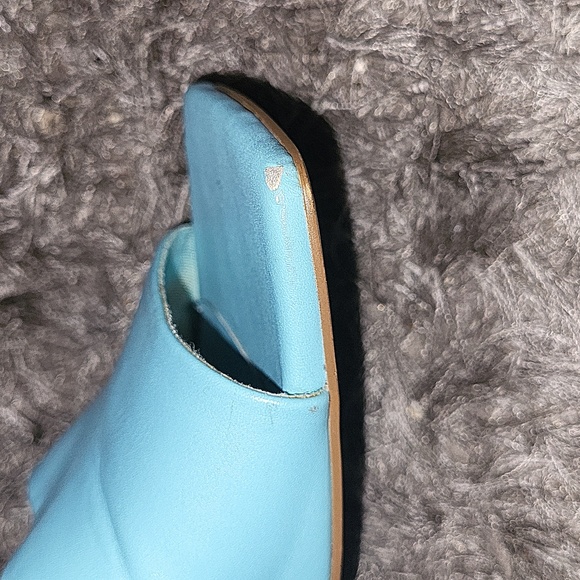 Blue ASOS mules sz 9 - Picture 5 of 5
